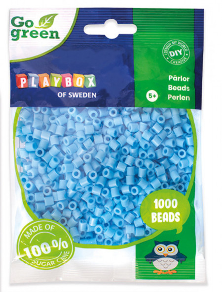 Playbox Margele de calcat Bio - albastru deschis - 1.000buc