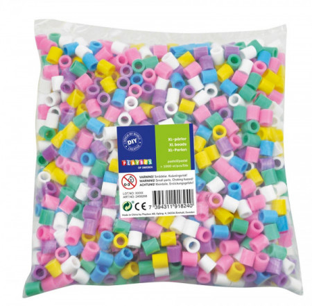 Playbox Margele de calcat XL - culori pastel - 1.000buc
