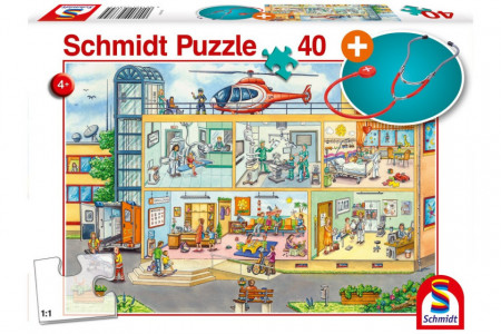 Puzzle Schmidt - In Spitalul Pentru Copii, 40 piese
