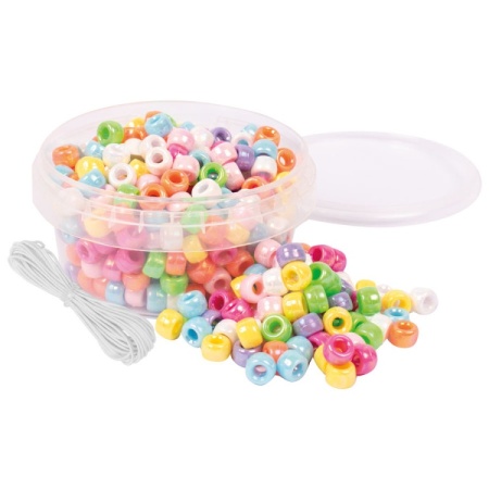 Playbox Beads in jar kongo nacre, ˜ 300 pcs