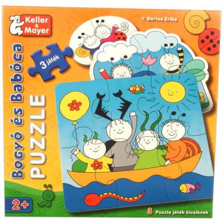 Bogyo es Baboca Puzzle kicsiknek - Puzzle pentru cei mici cu tematica de Bobita si Buburuza