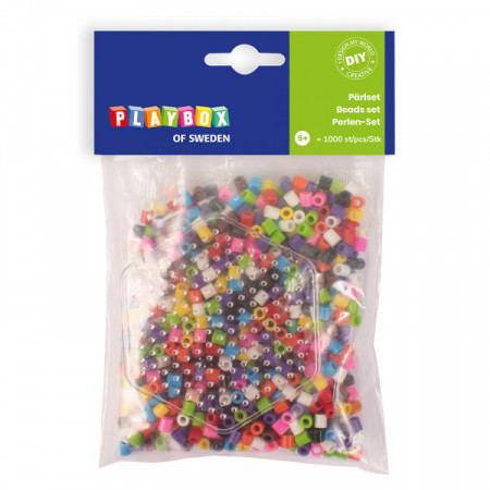 Playbox Set margele de calcat - 1.000buc + 1 planseta hexagon
