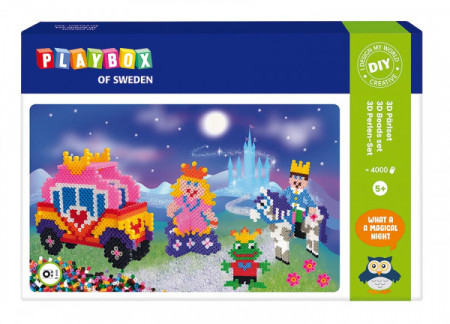 Playbox Set margele de calcat - tematica printesa 3D - 4.000buc