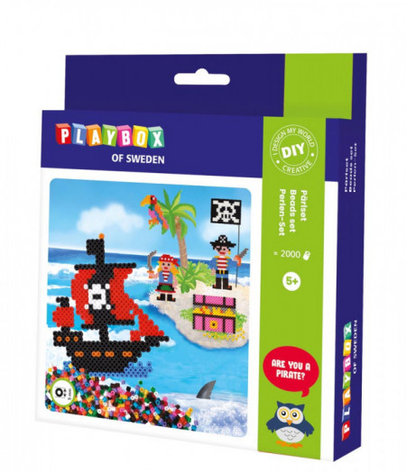 Playbox Set margele de calcat - tematica pirati - 2.000buc