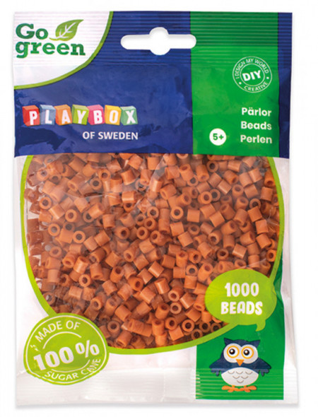 Playbox Margele de calcat Bio - maro deschis - 1.000buc