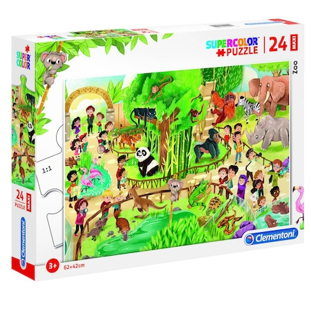 Puzzle Maxi Clementoni, Gradina zoologica, 24 piese