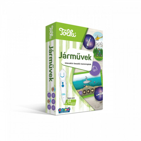 Tolki - Járművek Interaktív beszélő memóriajáték 3-7 éveseknek