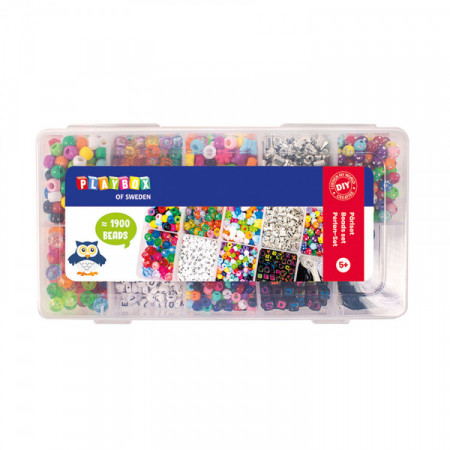 Playbox Margele plastic in cutie de depozitare - 1900BUC