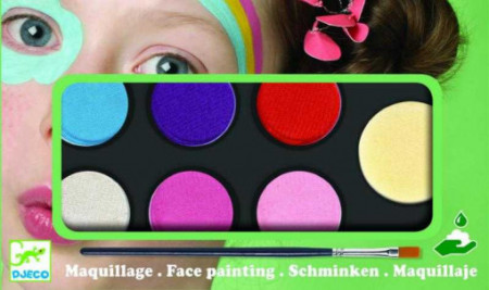 Culori make-up non alergice Djeco, metalic
