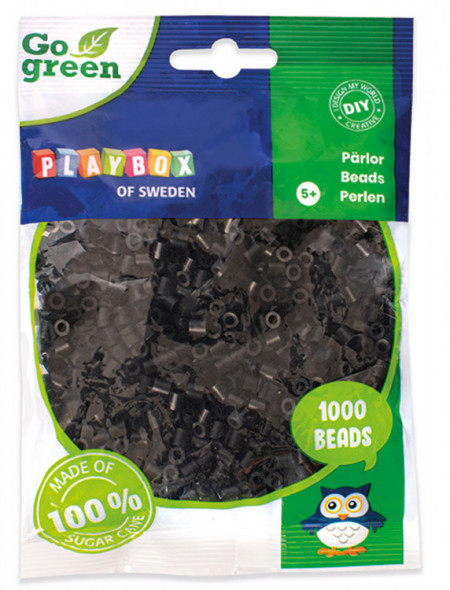 Playbox Margele de calcat Bio - negru - 1.000buc
