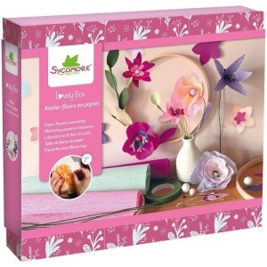 Atelier Creativ Flori din Hârtie Creponată Sycomore