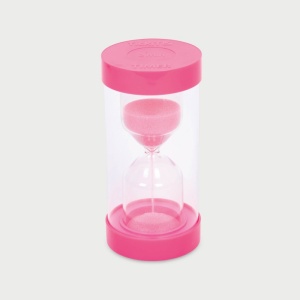 Clepsidra jumbo cu nisip roz, 2 minut, Tickit