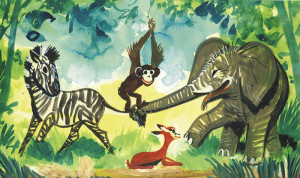 Diafilm HU - Jumbo, egy kis elefant kalandja - Img 2