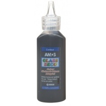 Glass Deco Contur Negru 22 ml