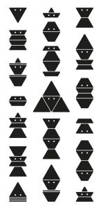 Hix – set de 4 conuri de construcție din silicon colorat de la MOLUK, jucărie educativă premiată pentru joacă creativă și sigură.