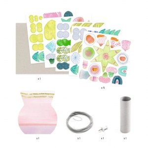 Joc creativ DIY Flori delicate, Djeco - Img 3