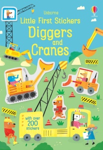 LITTLE FIRST STICKERS DIGGERS AND CRANES - Img 1