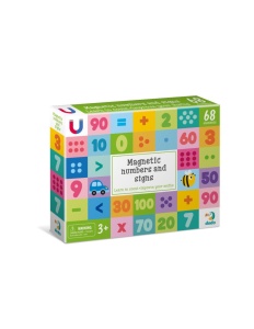 Numere si semne, set magnetic, 64 piese - Img 1