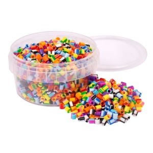 Playbox Beads in jar dungi ~1000 pcs - Img 1