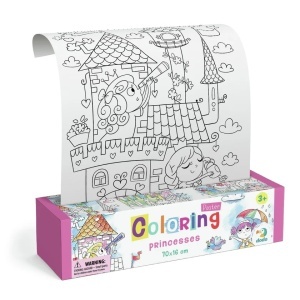 Poster de colorat printese