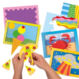 Set creativ Playbox Cutting – materiale colorate și foarfece sigure pentru copii, ideale pentru dezvoltarea motricității și a creativității.