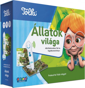Tolki- Állatok világa szett (könyv +toll)