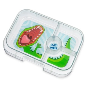 Yumbox Panino – Tavă interioară cu dinozaur (4 compartimente)