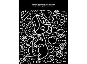 Carte de colorat „Animale de companie – Recităm și colorăm” de la Kreativ, cu ilustrații de colorat și versuri pentru copii, care dezvoltă creativitatea, limbajul și motricitatea fină.