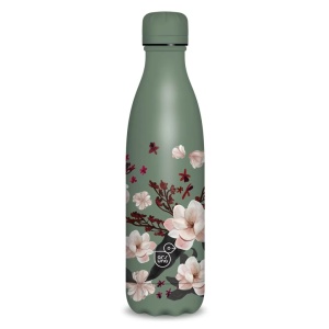 Ars Una Steel Vacuum Bottle Flowery Green 500 ml