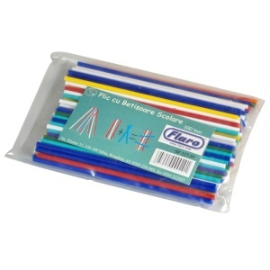Bețișoare școlare colorate pentru matematică, 100 buc/set - Flaro