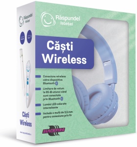 Casti wireless albastru