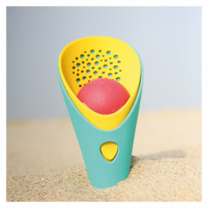 Cuppi, set lopetica cu sita si minge, albastru deschis, Quut Toys - Img 2