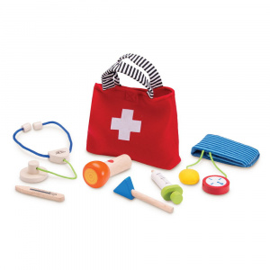 Doctor set, trusa medicala din lemn, Wonderworld - Img 1