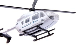 Elicopter ESA SIKU alb cu rotor rotativ jucărie avion copii model realist
