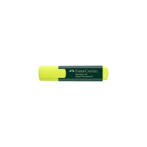 Set Faber-Castell Textliner 48 – 4 markere evidențiatoare asortate, vârf daltă 1–5 mm, cerneală reîncărcabilă, rezistentă la lumină și uscare rapidă.
