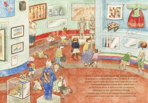 Familia Motănilă merge la muzeu – carte ilustrată pentru copii despre descoperire, cultură, istorie și aventuri pline de învățăminte.