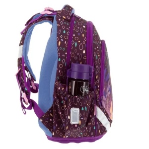 Rucsac Ars Una Magic Forest – 23L, design pădure fermecată, spate ergonomic, fete. Lateral.