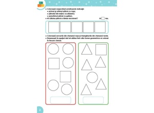 Caiet educativ de matematică pentru grupa mare, cu activități și exerciții care dezvoltă gândirea logică, înțelegerea numerelor și pregătirea copiilor pentru școală.