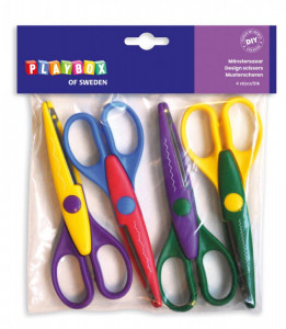 Playbox - foarfeca pentru copii - 4buc - Img 1