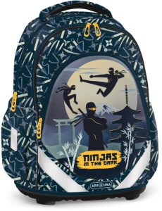 Schoolbag-anatomic Ninjas in the dark
