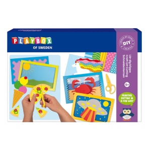 Set educativ pentru exersarea tăierii cu foarfeca - Playbox