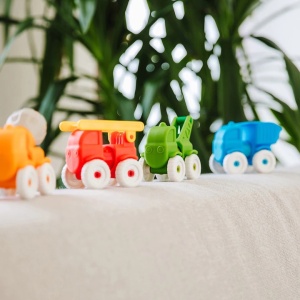 SmartMax My First Vehicles SMX226 – set educativ magnetic pentru construirea vehiculelor.