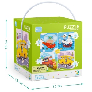 Vehicule, puzzle 4 in 1 - Img 3