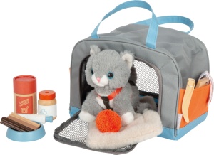 Cat with carry bag and carry set SmallFoot