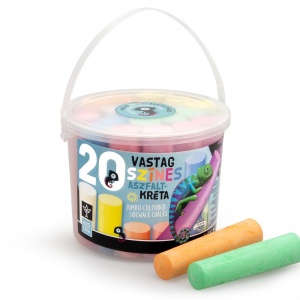Cretă colorată Jumbo Ars Una – Set 20 bucăți