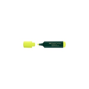 Set Faber-Castell Textliner 48 – 4 markere evidențiatoare asortate, vârf daltă 1–5 mm, cerneală reîncărcabilă, rezistentă la lumină și uscare rapidă.