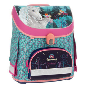Ghiozdan Compact easy schoolbag with magnetic lock Stardust