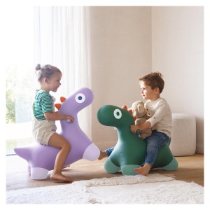 Hoppi Dino, dinozaur gonflabil saltaret, mov - Img 2