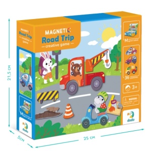 Joc magnetic DoDo - Aventuri pe drum