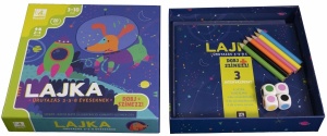 Lajka - Űrutazás 3-5-8 éveseknek - Dobj és színezz! - Img 3